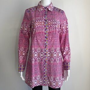 Indikka Button Front Tunic Top – Size S